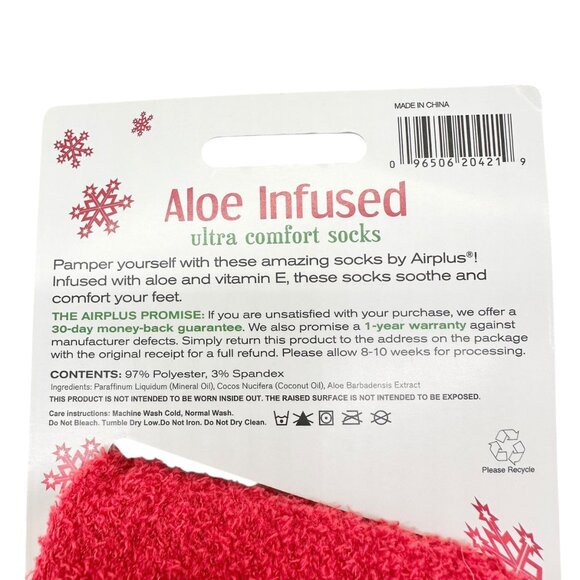 Cat Lovers Gift Set Airplus Aloe Infused Cat Christmas Socks and Metal Sign NWT - Picture 9 of 9